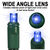 8.1 ft. Battery Operated Christmas Light Stringer - (20) Blue LED Bulbs Thumbnail