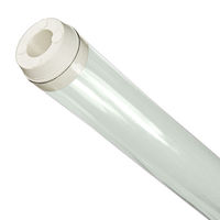F96T12 - Clear - Fluorescent Tube Guard with End Caps - 92 in. Length - Protective Lamp Sleeve - Case of 12 - PLAS-100300
