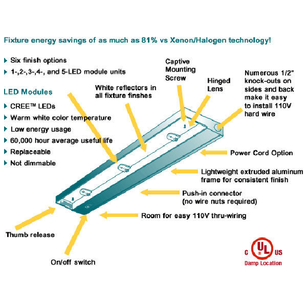 38.5 in. - Under Cabinet - LED - 17 Watts Image