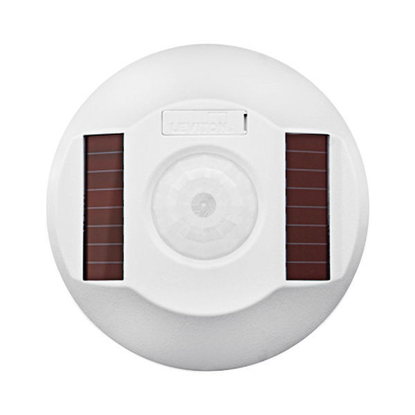 Leviton LevNet WSC15-IRW - 360 Deg. Self-Powered Wireless PIR Occupancy Sensor Image