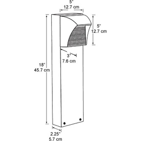RAB BLED5-18N - LED Bollard Light Image