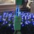 Blue Net Lights - 150 Bulbs - Green Wire Thumbnail