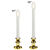 (4 Pack) - 13 in. ht. - LED - WHITE - Christmas Window Candle Thumbnail