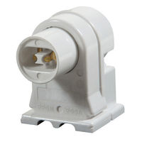 T8 or T12 High Output/Very High Output - Plunger Lampholder - Recessed Double Contact Socket - PLT L13550