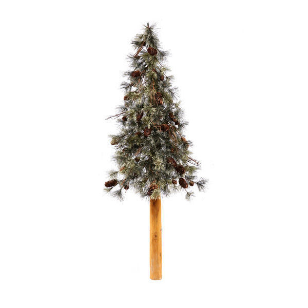 3 ft. Artificial Half Wall Christmas Tree Image