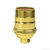 Medium Base Socket - Keyless - Polished Brass Finish Thumbnail