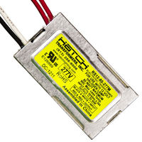 12V Electronic Low Voltage Transformer - Min/Max Wattage 5-80W - Input Voltage 277V - For Use with Halogen Lamps - Side Leads - Hatch RS12-80-277M