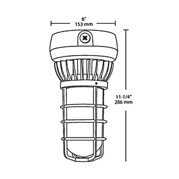 RAB VXLED13NDG - Vapor Proof LED Light Image