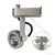 Nora NTL-207N - Gimbal Ring Low Voltage Track Fixture - Natural Metal Thumbnail