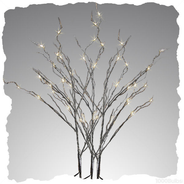 (48) LED - 3 Frosted Stem Twig Lights Image