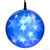 LED - 6 in. dia. Blue Holographic Starfire Sphere - Utilizes 24 LED Mini Lights Thumbnail