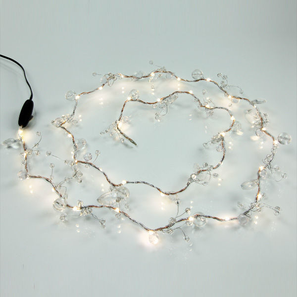 (36) LED - Red Jewel Bead Garland Image