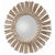 Arteriors DR2025 - Hand Carved Wood Wall Mirror