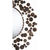 Arteriors 3132 - Abstract Iron Disk Wall Mirror