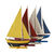 Sunset Sailers Set - Handcrafted Dinghies