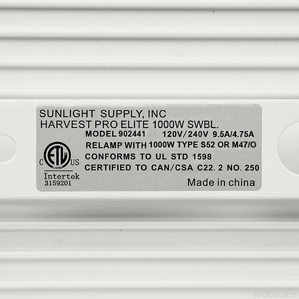 1000 Watt - Grow Light Switchable Ballast Image