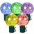 25 ft. Stringer - (25) LED Tinsel Filled Globes - COLOR CHANGING Thumbnail