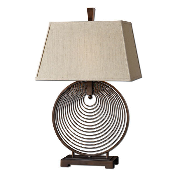 Uttermost 26434 - Metal Coil Table Lamp Image