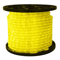 1/2 in. - LED - Yellow - Rope Light - 2 Wire - 120 Volt - 150 ft. Spool - Clear Tubing with Yellow LEDs - Signature LED-13MM-YE-150