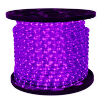 3/8 in. - LED - Purple - Rope Light - 2 Wire - 120 Volt - 150 ft. Spool - Clear Tubing with Purple LEDs - Signature LED-10MM-PU-150
