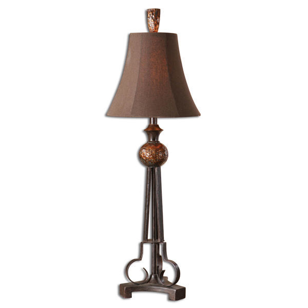 Uttermost 29955 - Hammered Bronze Buffet Lamp Image