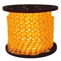3/8 in. - LED - Amber - Rope Light - 2 Wire - 120 Volt - 150 ft. Spool - Clear Tubing with Amber LEDs - Signature LED-10MM-AM-150
