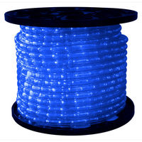 3/8 in. - LED - Blue - Rope Light - 2 Wire - 12 DC Volt - 150 ft. Spool - Clear Tubing with Blue LEDs - LED-Signature 10MM-BL-150-12V