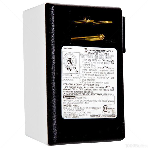 Intermatic HB112 - Heavy Duty Plug-In Analog Timer Image