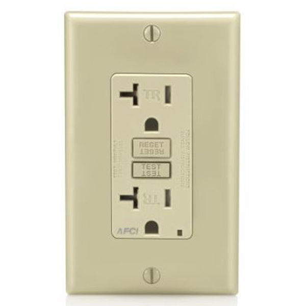 Leviton AFTR2-I - 20 Amp - AFCI Receptacle Image