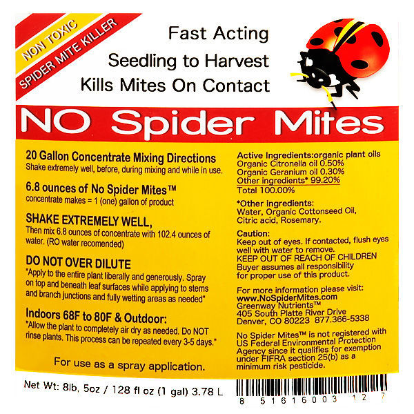 No Spider Mites Concentrate - 1 gal. Image