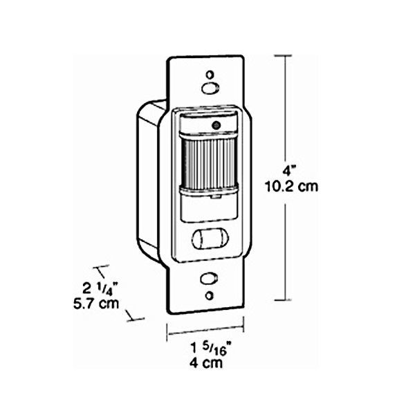 RAB LOS800I/120 - 180 Deg. PIR Occupancy Sensor Image