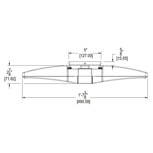 LED Flush Mount Ceiling Light - 3632 Lumens - 52 Watt - 100W Equal Image