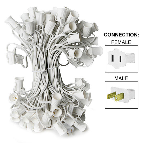 25 ft. Stringer - (25) C7 Candelabra Sockets Image