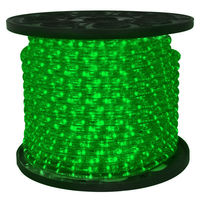 3/8 in. - LED - Green - Rope Light - 2 Wire - 120 Volt - 150 ft. Spool -  Clear Tubing with Green LEDs - Signature LED-10MM-GR-150