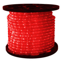 3/8 in. - LED - Red - Rope Light - 2 Wire - 120 Volt - 150 ft. Spool - Clear Tubing with Red LEDs - Signature LED-10MM-RE-150