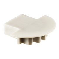 ECO MW End Cap with Hole for MICRO-K Channel - Works with Klus Micro Switch - KLUS 23004