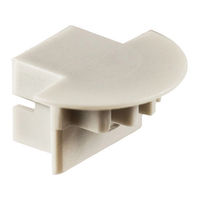 ECO MW End Cap with Hole for PDS4-K Channel - Works with Klus Micro Switch - KLUS 23005