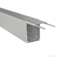 6.56 ft. Anodized Aluminum Box Extrusion - For LED Tape Light and Strip Light Fixtures - Klus 00640L