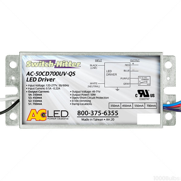 LED Driver - Dimmable - 25-50W - 350-700 Output Current Image