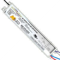 LED Driver - Operates 41-60 Watts -  16-24V Output - 1700-2500mA Output Current with Switch Option -  Dimmable - Input 120-277V - Works With Constant Current Products Only