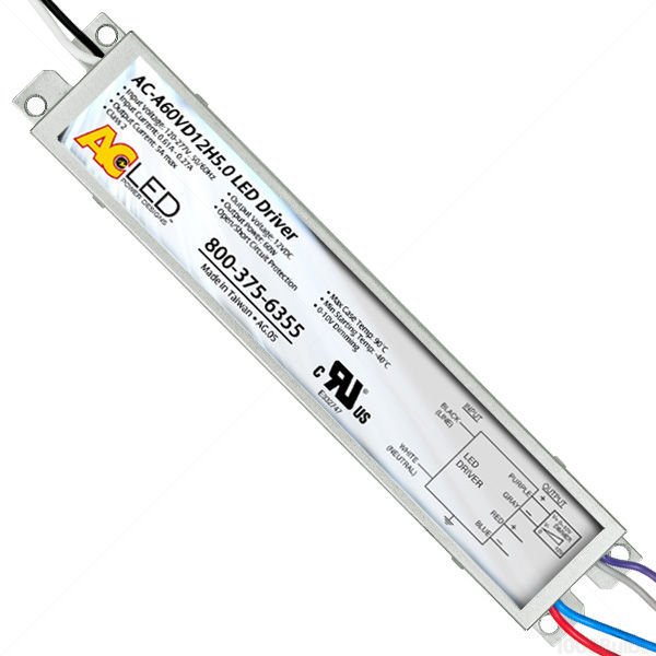 LED Driver - Dimmable - 12 Volt - 6-60 Watts Image