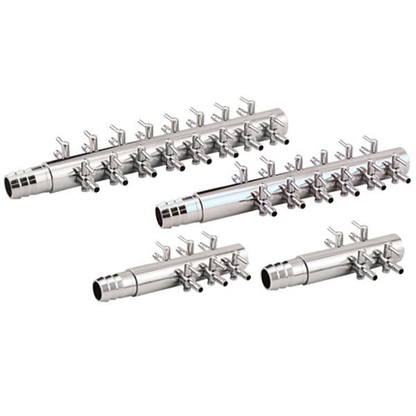 1/2 in. - Chrome Air Manifold with (12) 1/4 in. Outlets Image