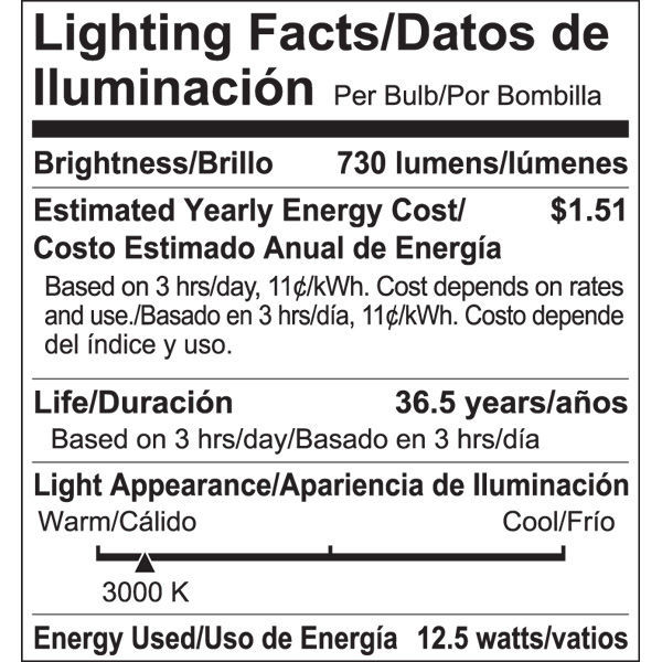 LED - PAR30 Short Neck - 12.5 Watt - 730 Lumens Image