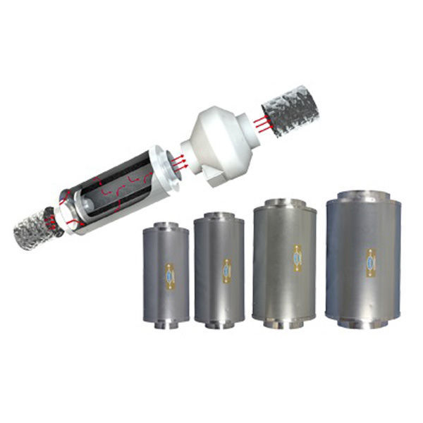 Phresh 701175 - 6 in. - In-line Carbon Filter