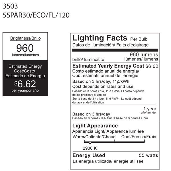 55 Watt - PAR30 - 75 Watt Equivalent Image