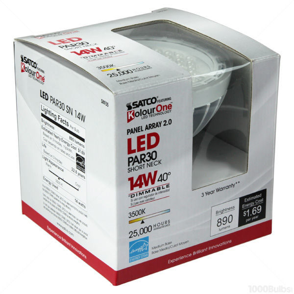 LED PAR30 Short Neck - 890 Lumens - 75W Equal Image
