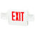 Double Face LED Combination Exit Sign - Incandescent Lamp Heads Thumbnail