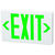 LED Exit Sign - Green Letters - Single or Double Face Thumbnail