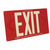 Single Face - Photoluminescent Exit Sign - Red Thumbnail