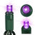 LED Christmas String Lights - 25 ft. - (50) Wide Angle Purple LED's - 6 in. Bulb Spacing - Green Wire Thumbnail